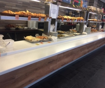 Каменнаястолешница для прилавка и зоны выдачи