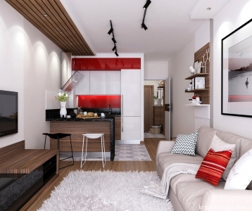 Мебель в студию 25 метров квадратных