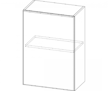 Готовый модуль кухонного шкафа навесного