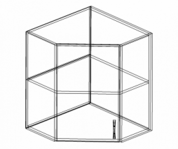 Шкаф угловой для кухни