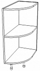 Тумба радиусная 300