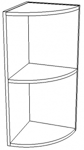 Модуль кухонный радиусный