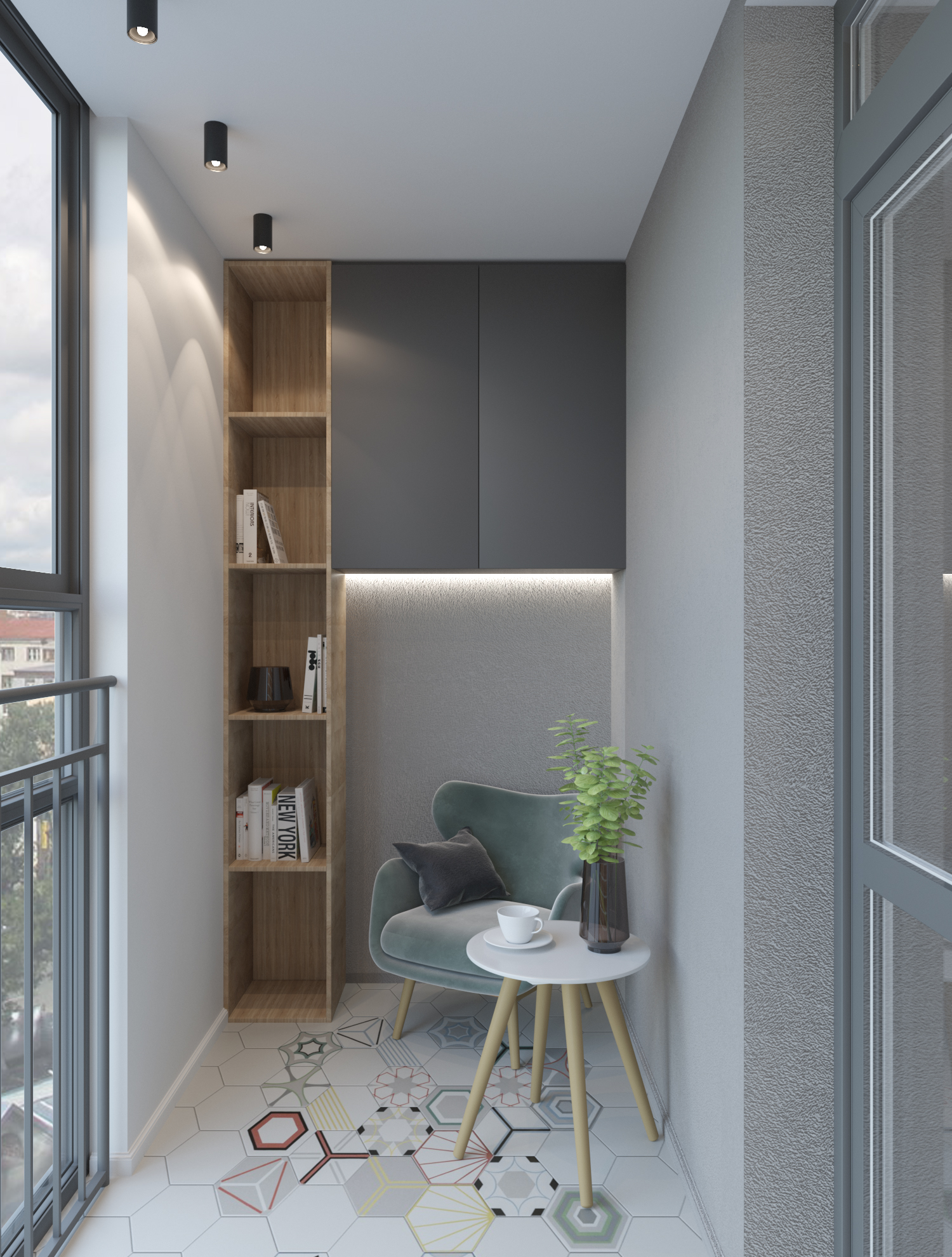 Преображение балконов: как “умные” шкафы преобразуют пространство и создают уютные мини-комнатки